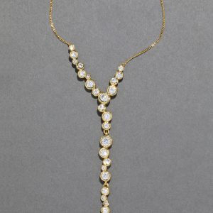Asterales Gold Cascading Necklace
