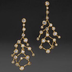 Asterales Gold Celestial Earring