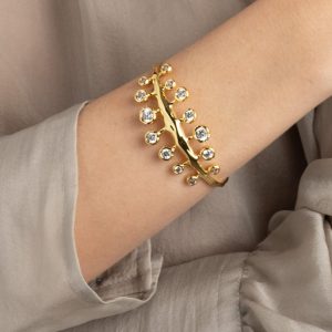 Asterales Modernist Cuff Bracelet