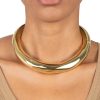 Metal Hinge Collar- Gold